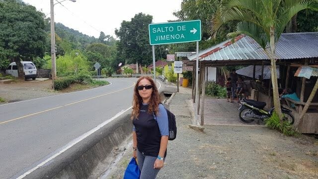 SALTO JIMENOA letrero
