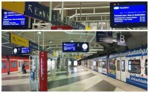 Andenes Estación Tren Aeropuerto Múnich