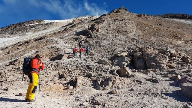 ascensión al Damavand