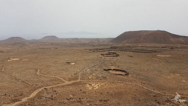 vistas desde la cima volcán Calderón Hondo