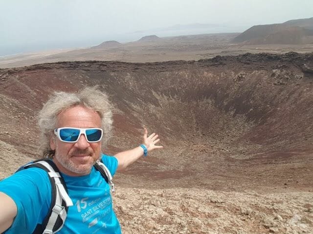 cima volcán Calderón Hondo