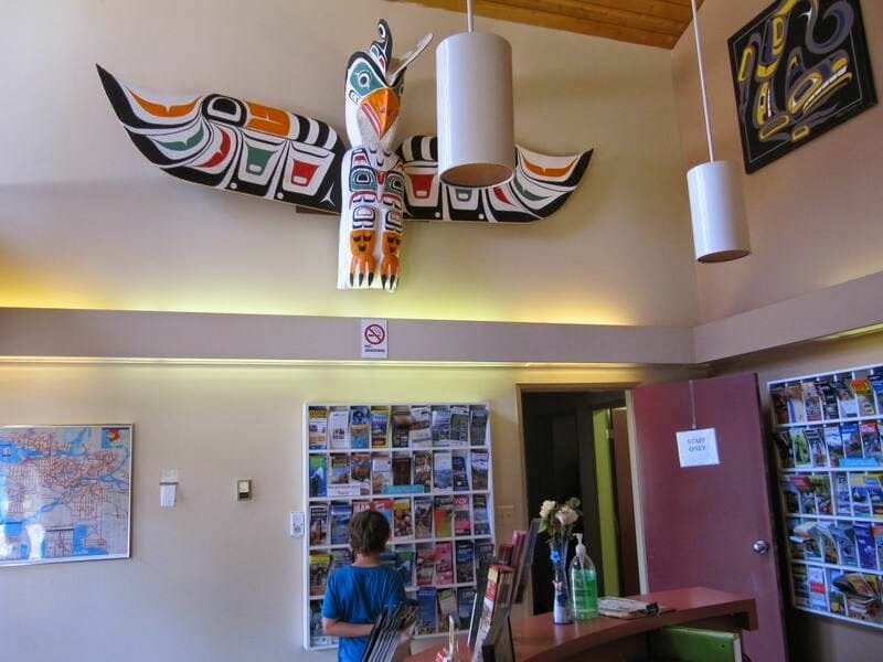Recepción Camping Vancouver