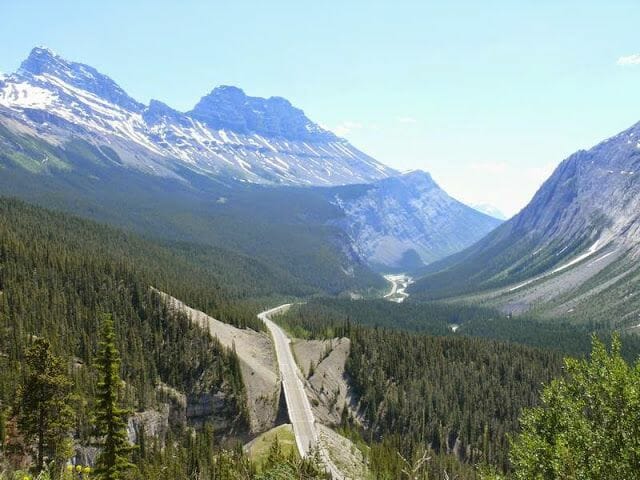 Ruta 93, de Banff a Jasper
