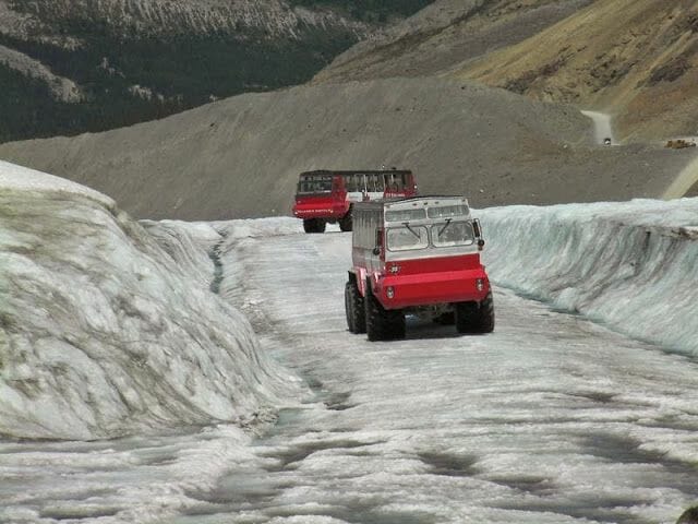 Carretera al glaciar Athabasca