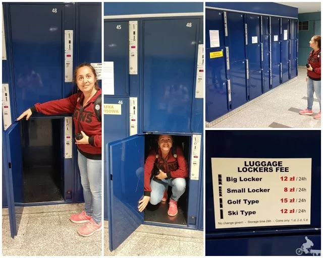 taquillas estacion tren cracovia y varsovia luggage lockers