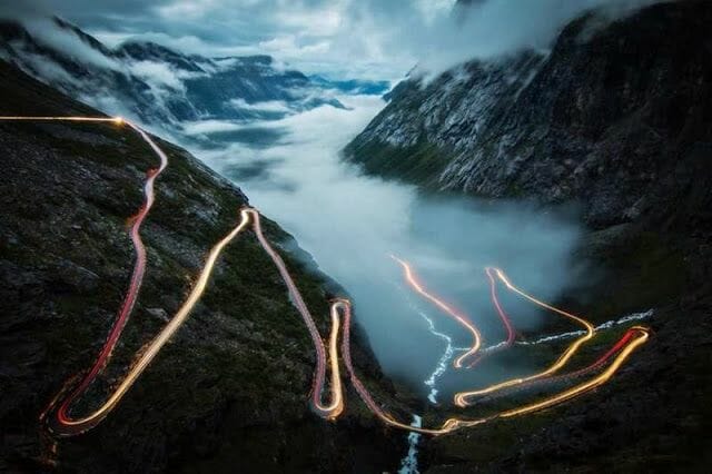 La Carretera Turística Nacional Geiranger - Trollstigen