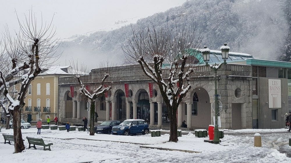 fachada baños del couloubret - Qué ver en Ax-les-Thermes