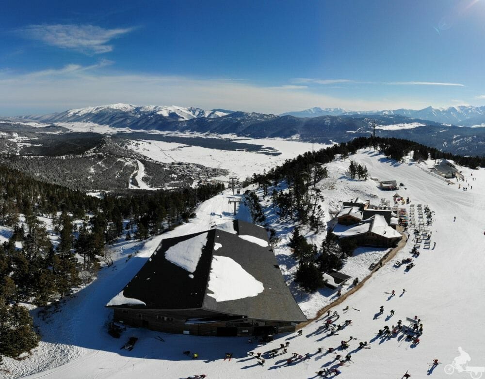 vista aerea Les Angles