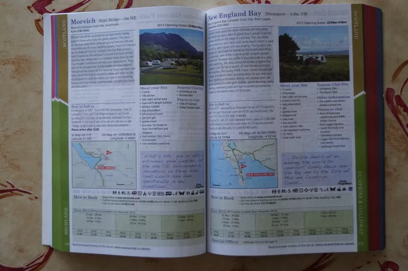 libro caravan club inglaterra