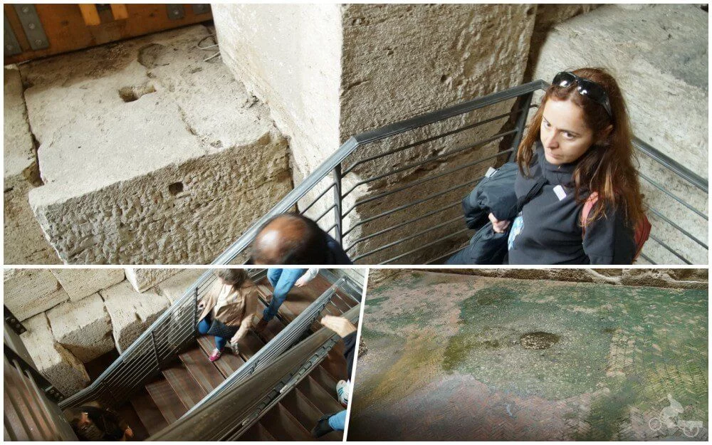 bajar a subterraneos coliseo