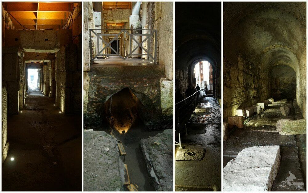 pasillos subterraneos  o belvedere