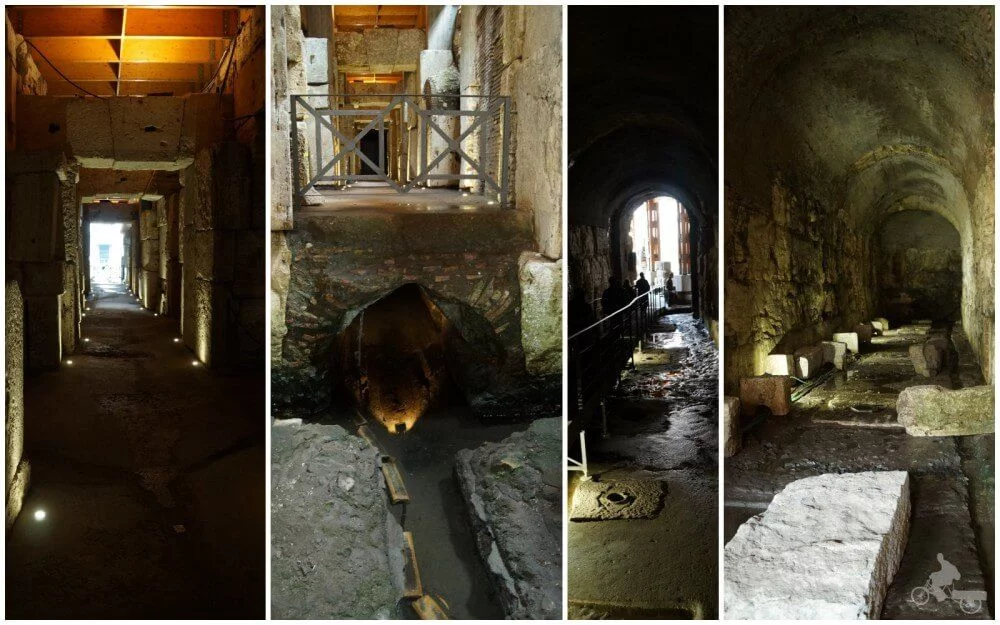 pasillos subterraneos o belvedere