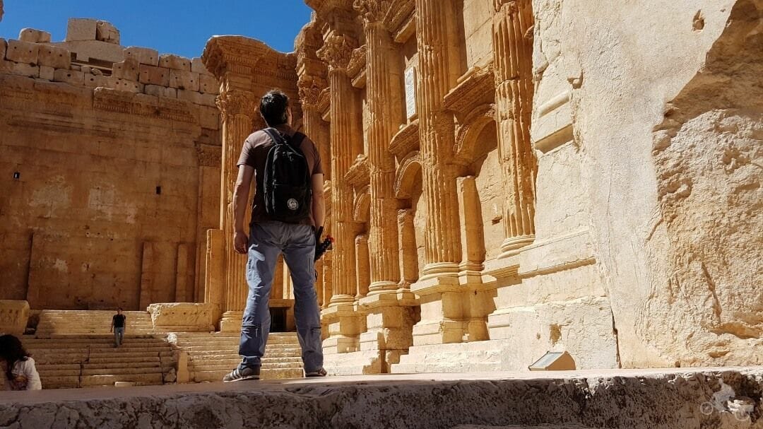 Visita de las ruinas romanas de Baalbek en el Líbano
