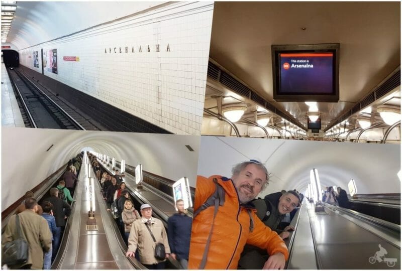parada de metro arsenalna 