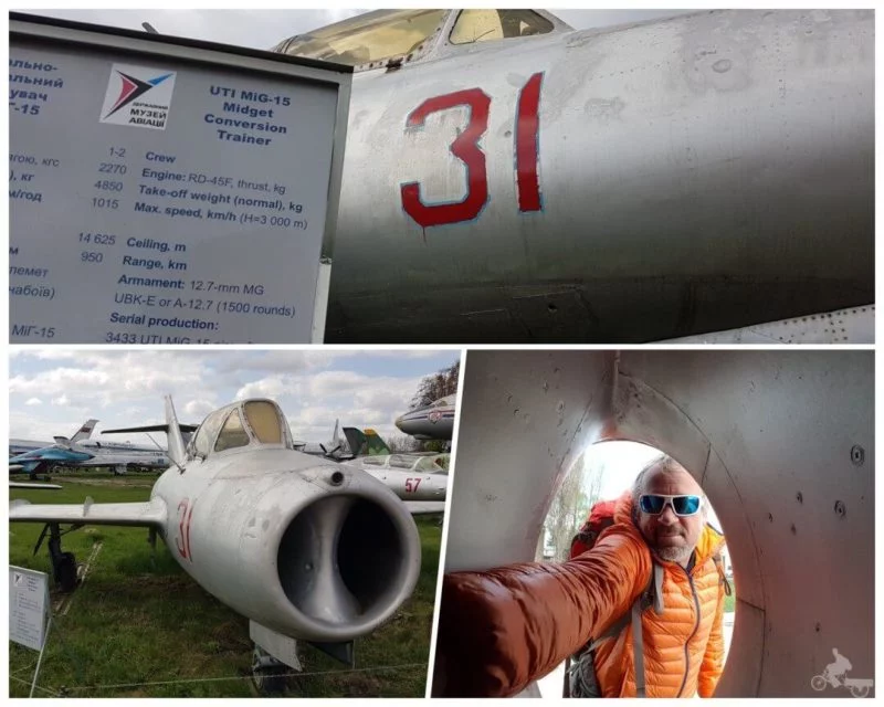 museo de la aviación oleg antonov mig 15