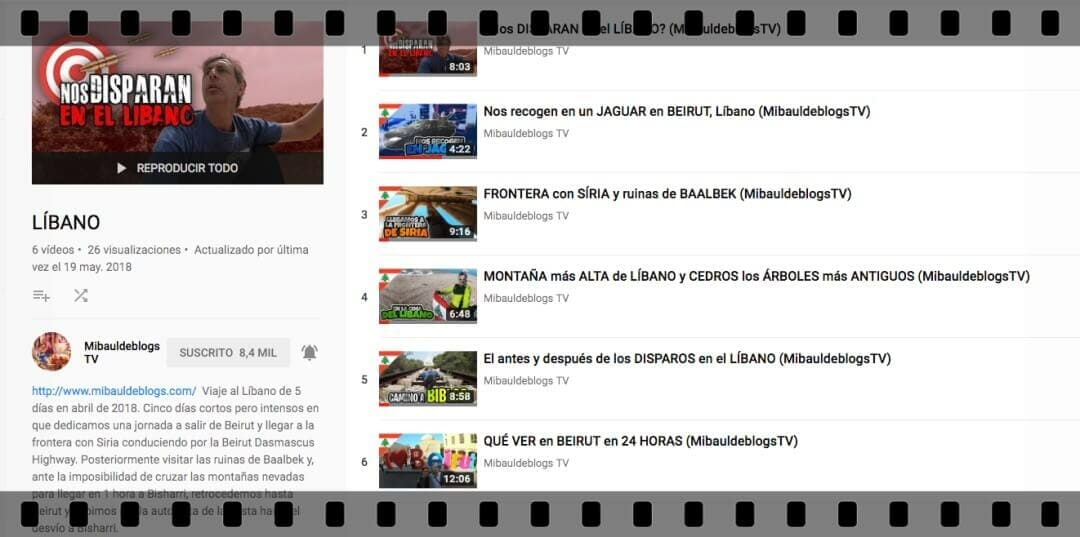 videos líbano de youtube