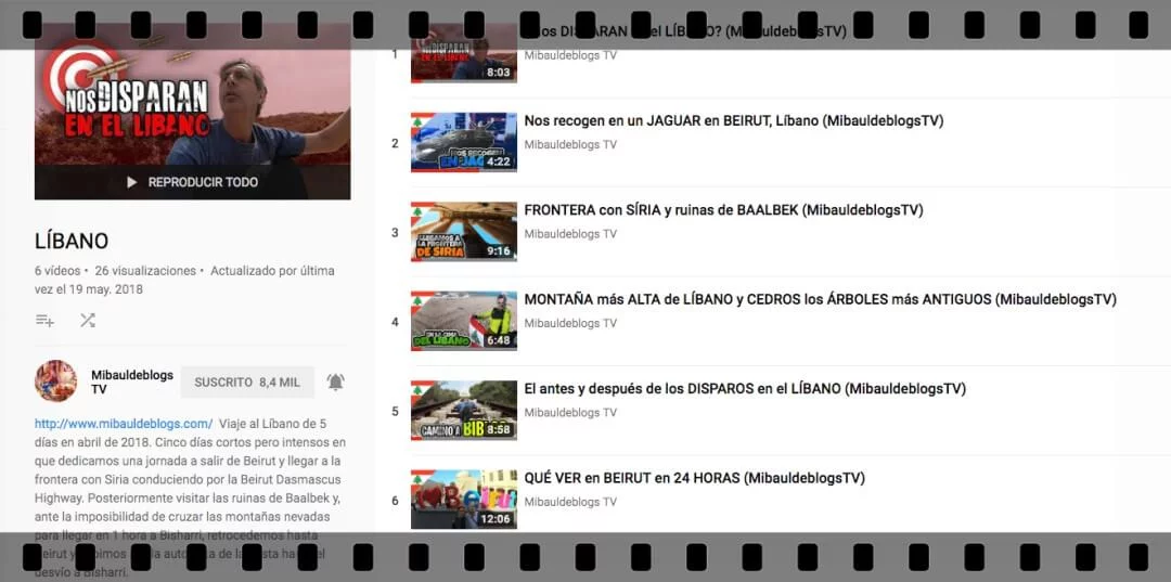 videos líbano de youtube