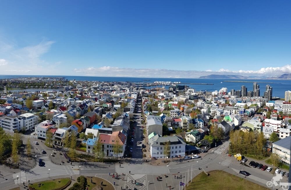 vista de reikiavik desde hallgrimskirkja