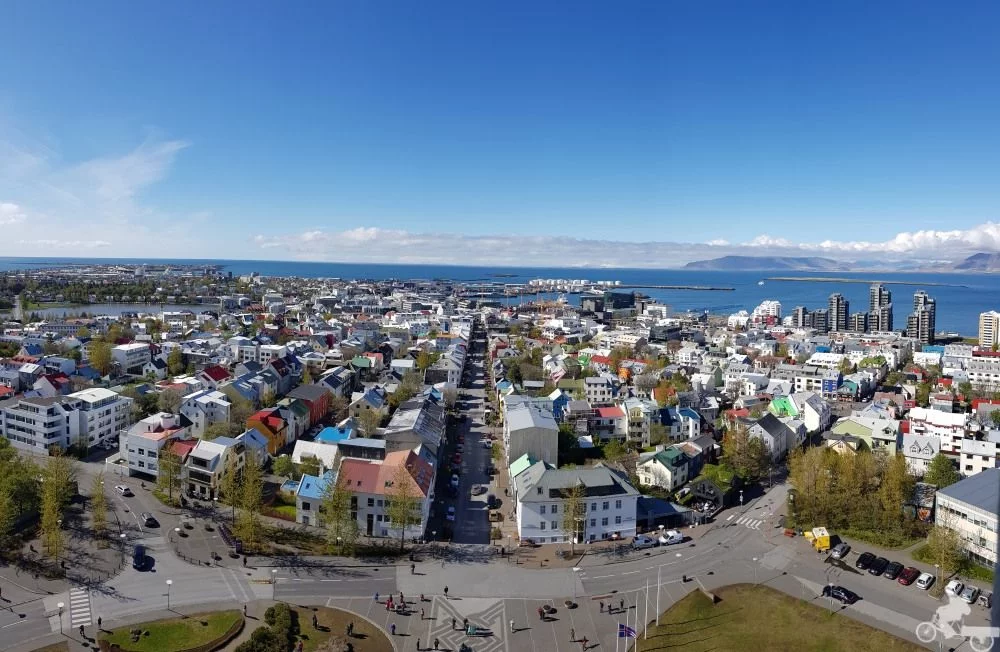 vista de reikiavik desde hallgrimskirkja