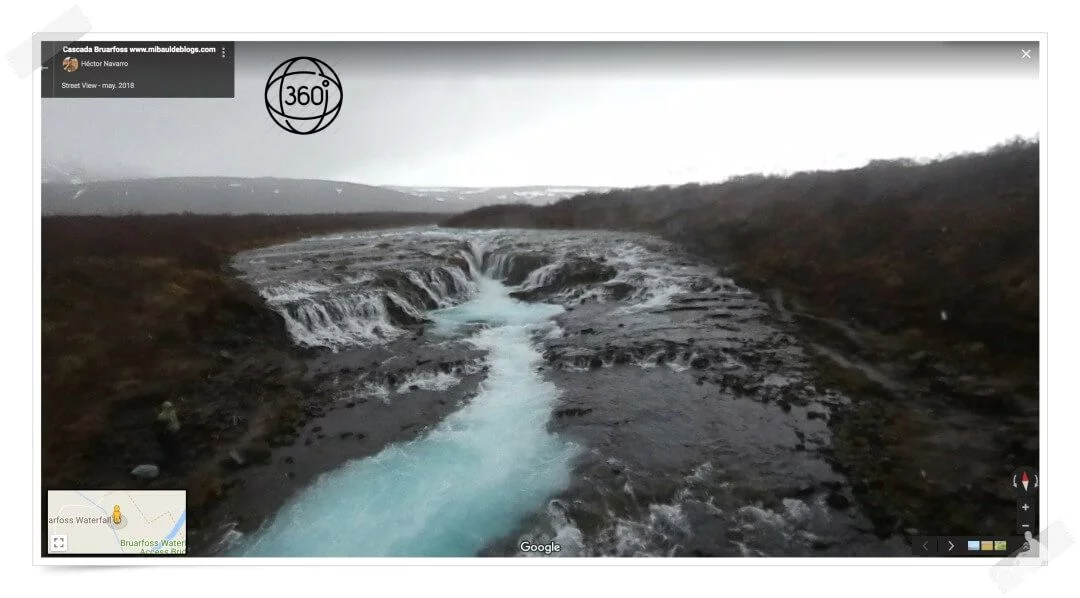 cascada bruarfoss círculo de oro