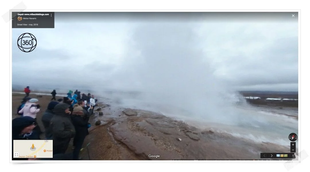 geysir islandia 360