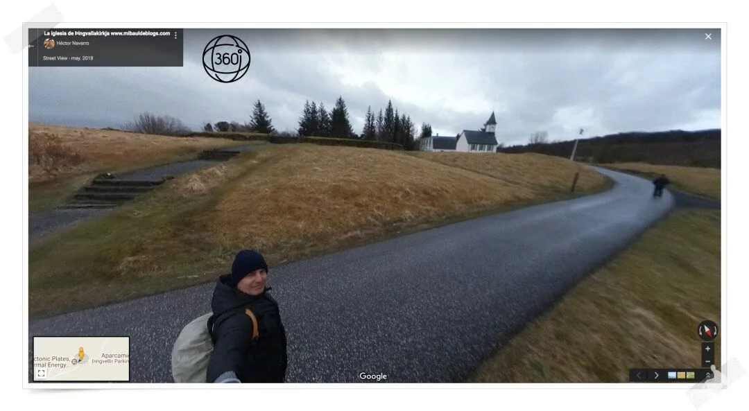 iglesia de Þingvallakirkja círculo de oro