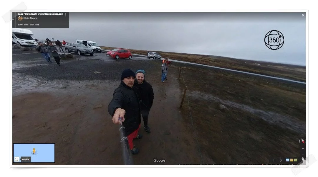 lago Þingvallavatn en 360