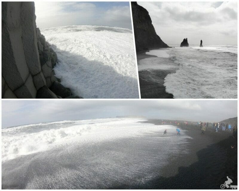 oleaje playa reynisfjara