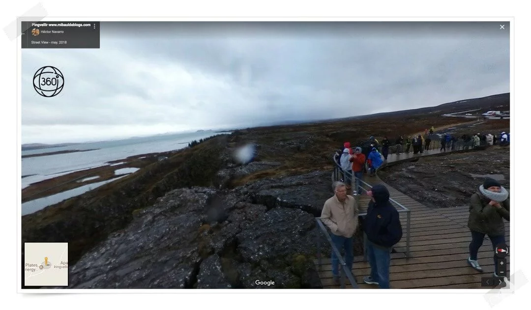 pingvellir en 360 círculo de oro