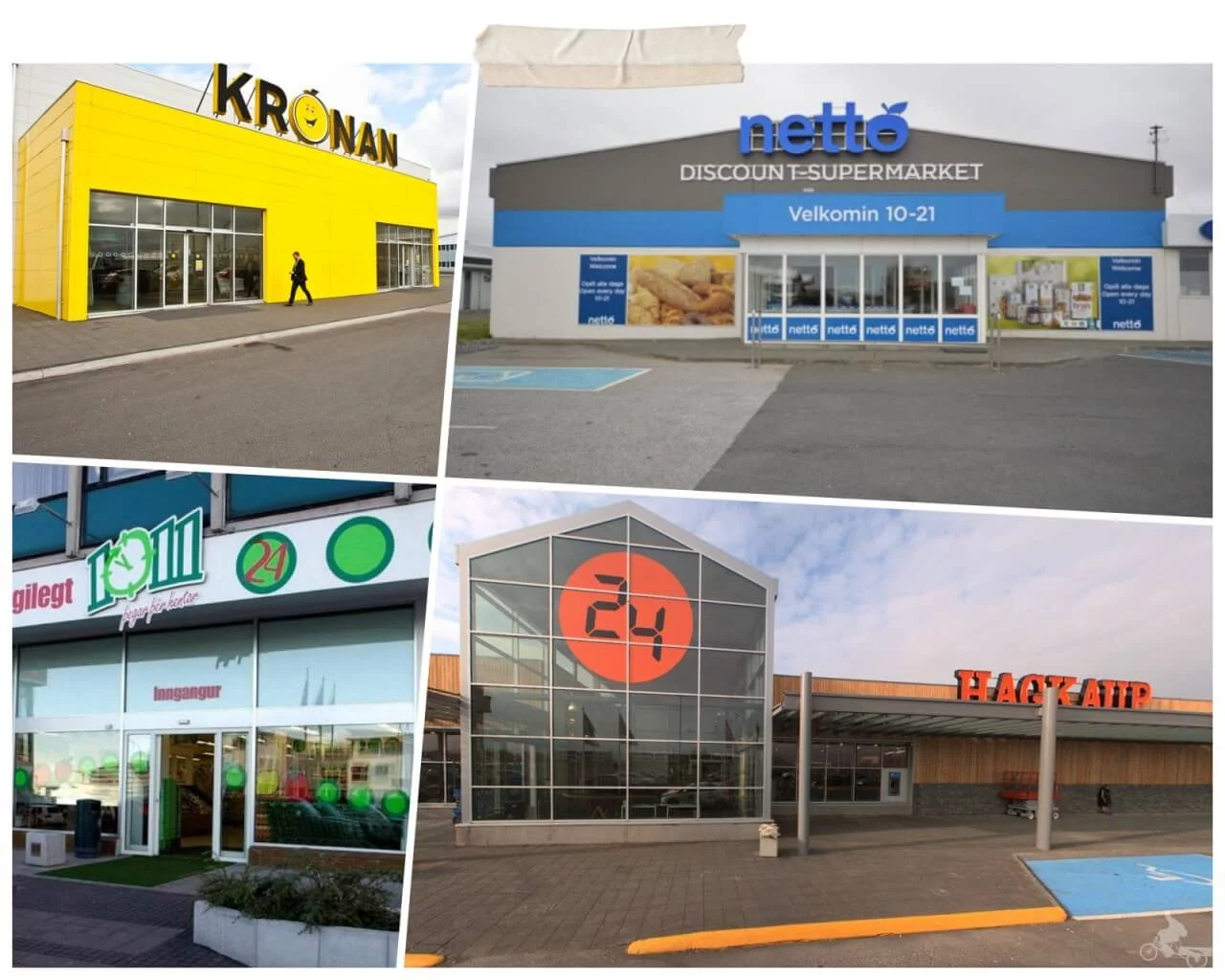 supermercados islandia netto kronan