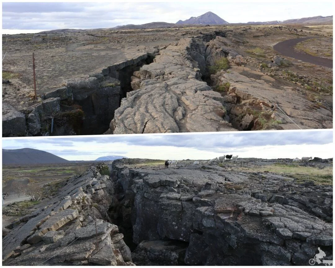 Cueva Grjotagja grieta