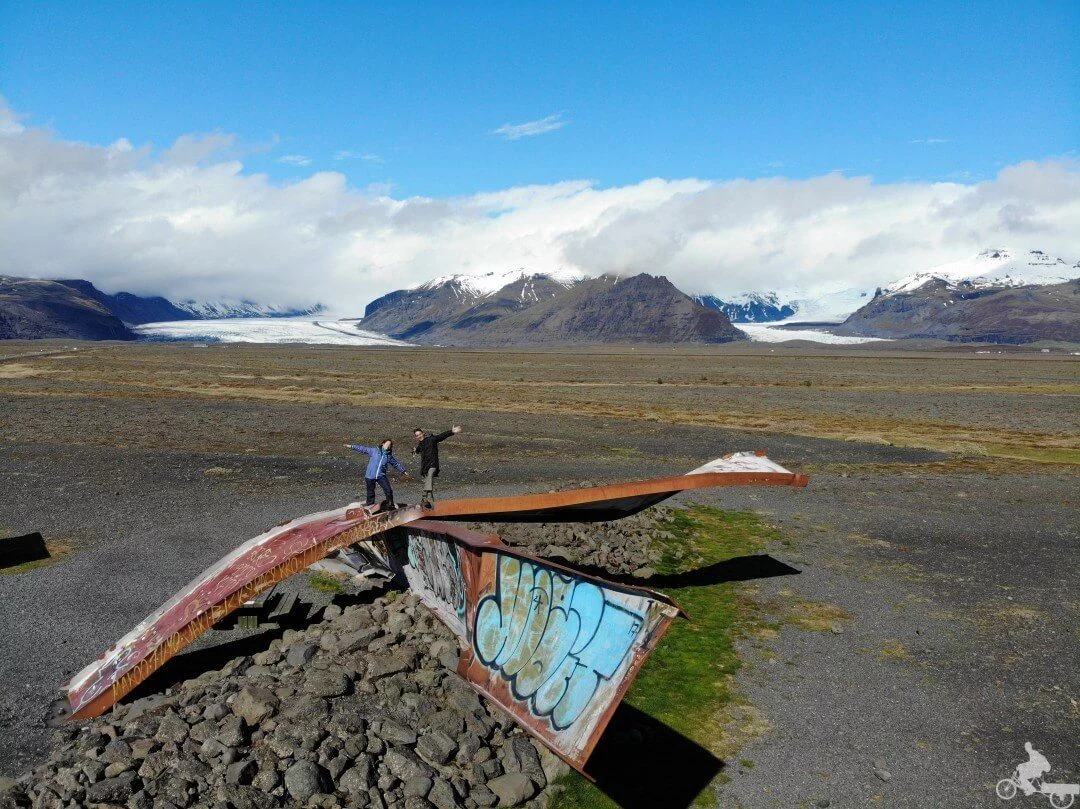 puente Skeiðarársandur abandonado islandia