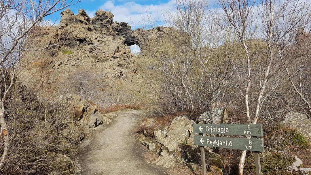 senderos Dimmuborgir 