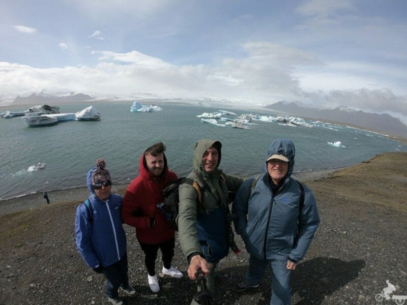 Lago Jökulsárlón panoramica