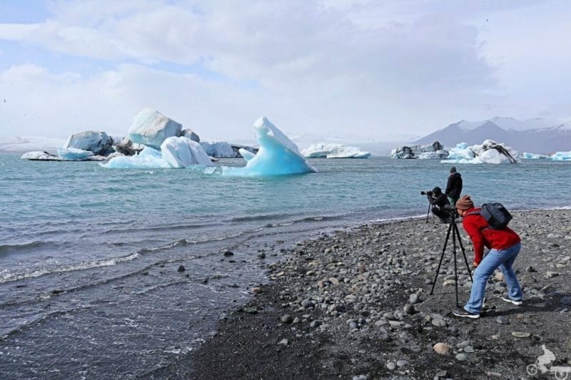 Lago Jökulsárlón fotografos