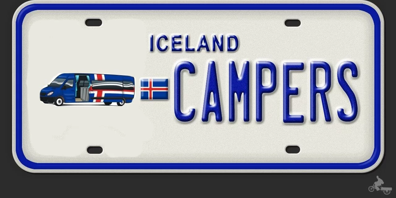 Autocaravana Islandia, Placa