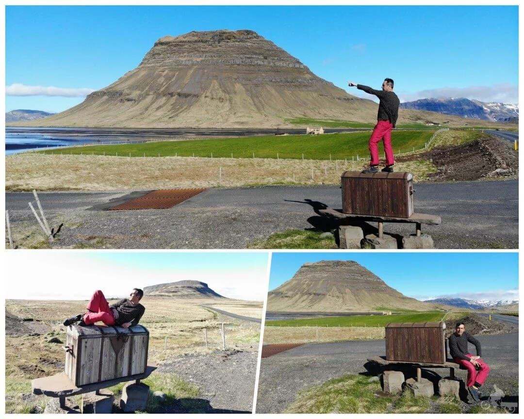 volcan Kirkjufell baul