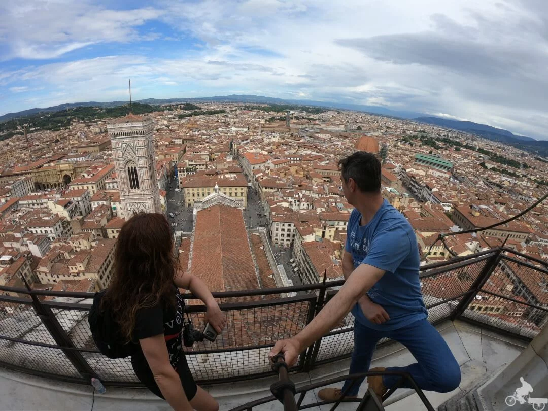 vistas desde la cúpula de la catedral de FLORENCIA