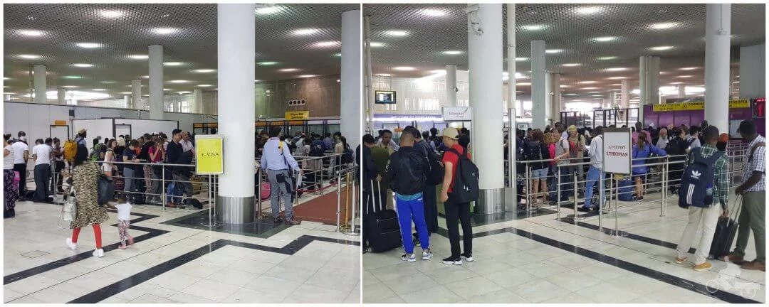 colas visado aeropuerto addis abeba