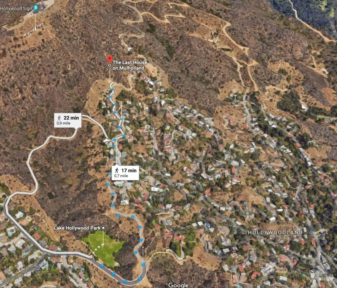 lake hollywood park a last house on mulholland