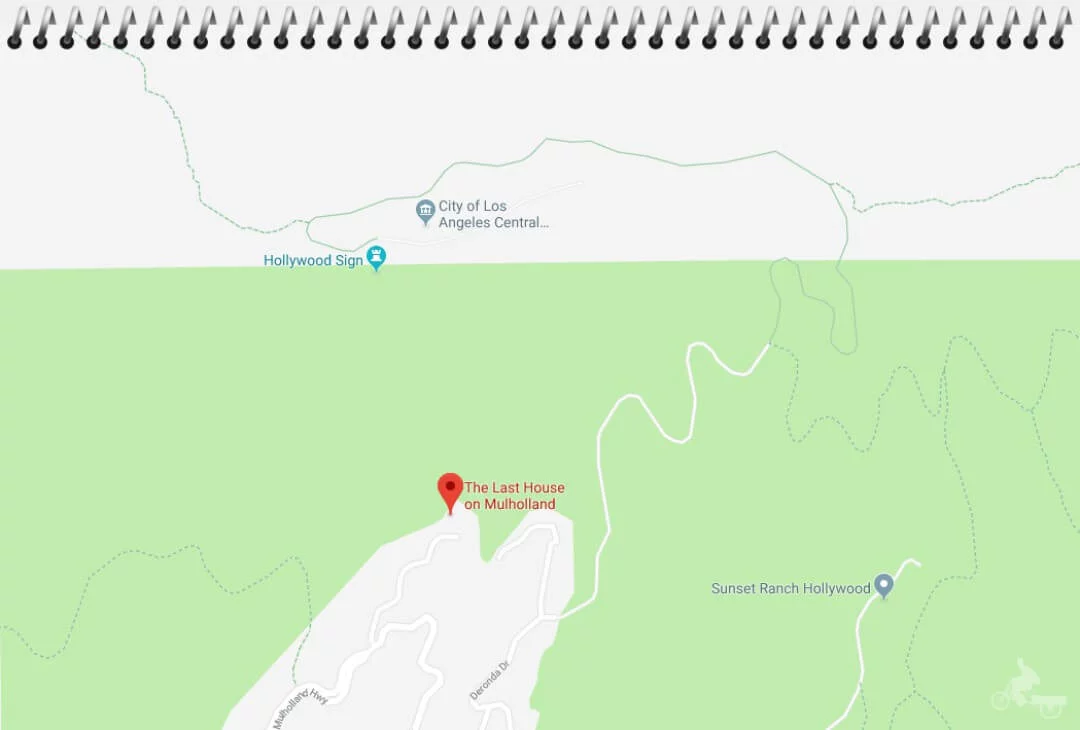 mapa last house on mulholland