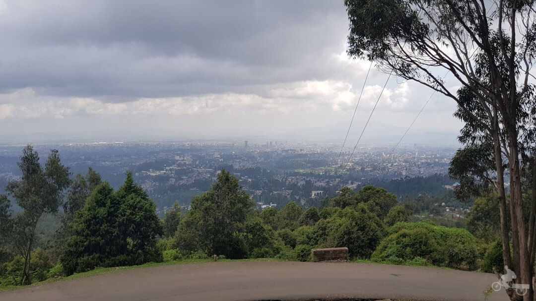 monte entoto vista adis abeba