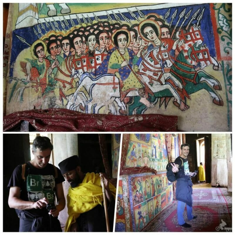 pinturas-monasterio de Bete Maryam