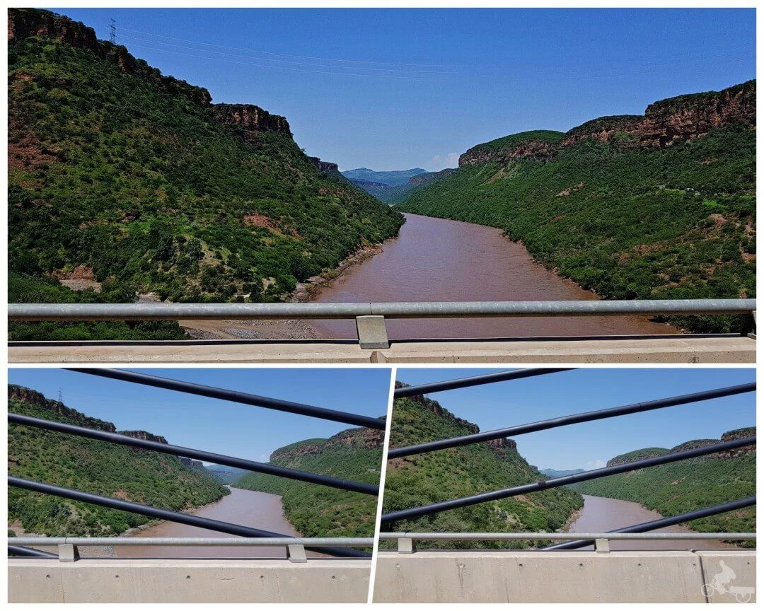 puente sobre rio nilo azul