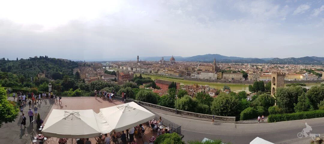 vistas de florencia desde la plaza de miguel angel