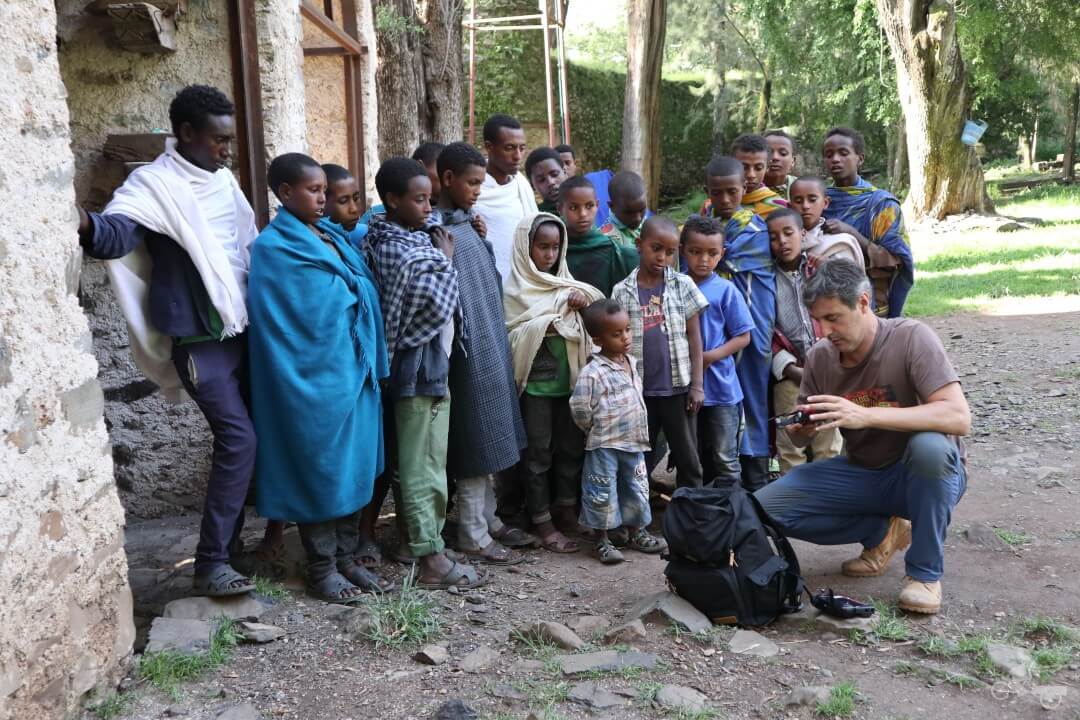 africanos con drone