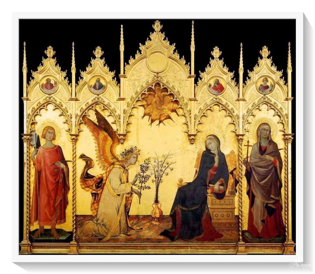 anunciacion de Simone Martini