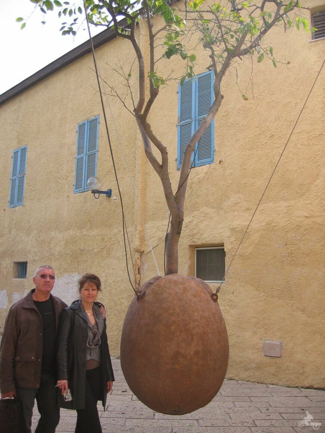 escultura piedra de jaffa