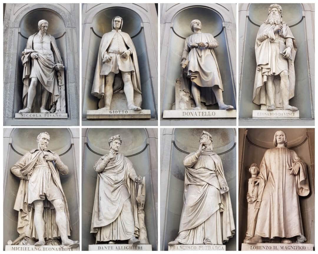 Galeria Uffizi Florencia, Piazzale degli Uffizi