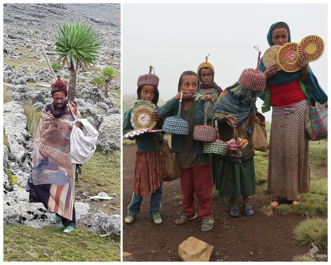 nativos - parque nacional de Simien, Etiopía